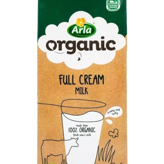 Arla Organic Full Cream Susu Organik 1L