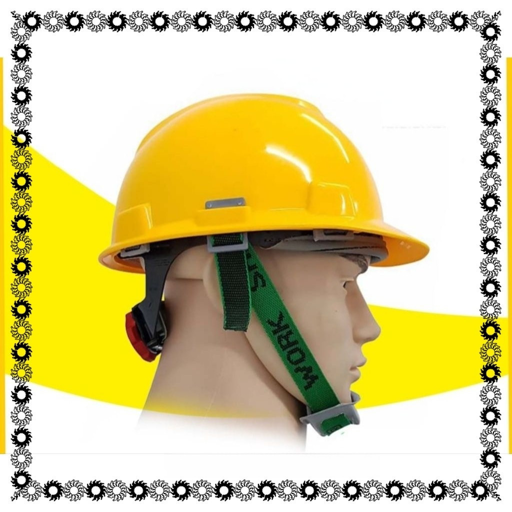 helm proyek kuning/helm safety kerja