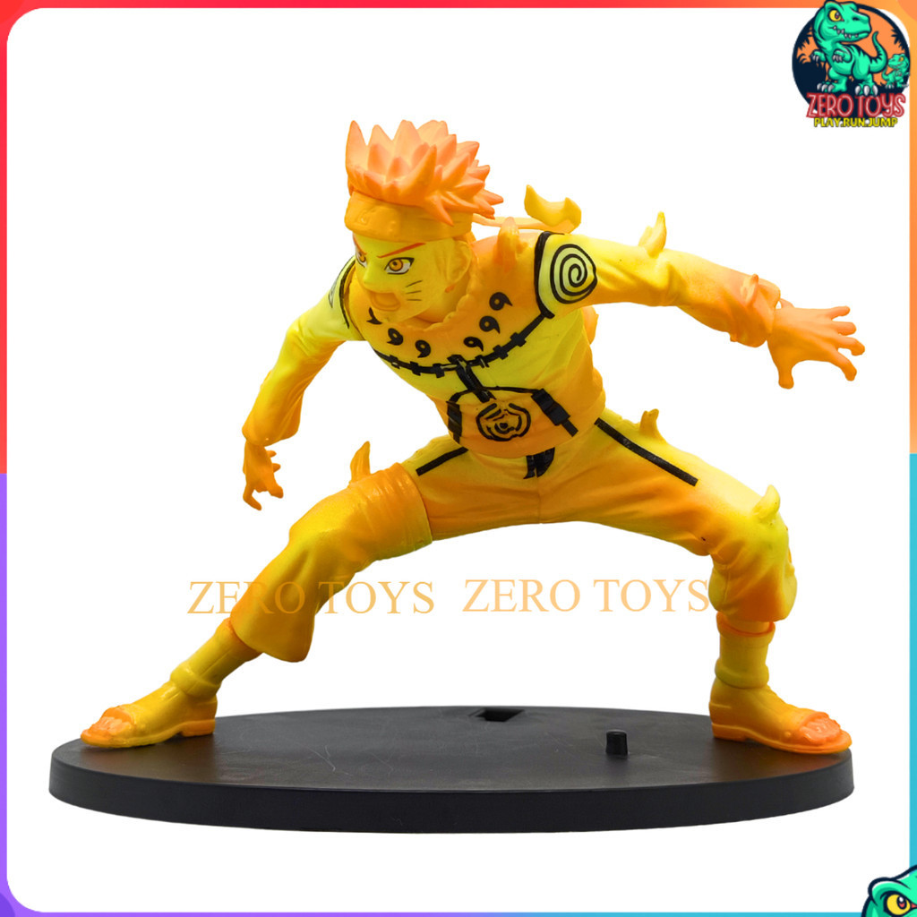 Action Figure Naruto Uzumaki Mode Sage Nine Tails Chakra Figur Anime Naruto Shippuden