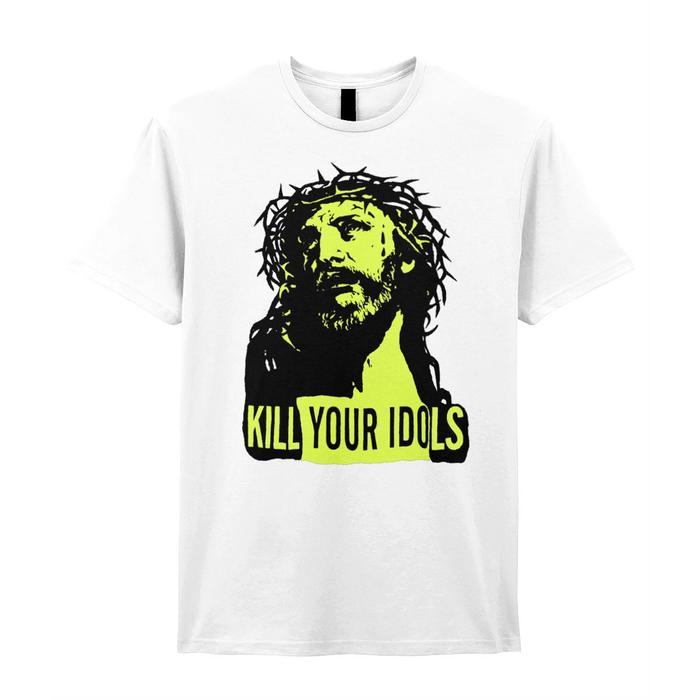 (COD) Kill Your Idols vintage design Axl Rose unisex t-shirt - White, S