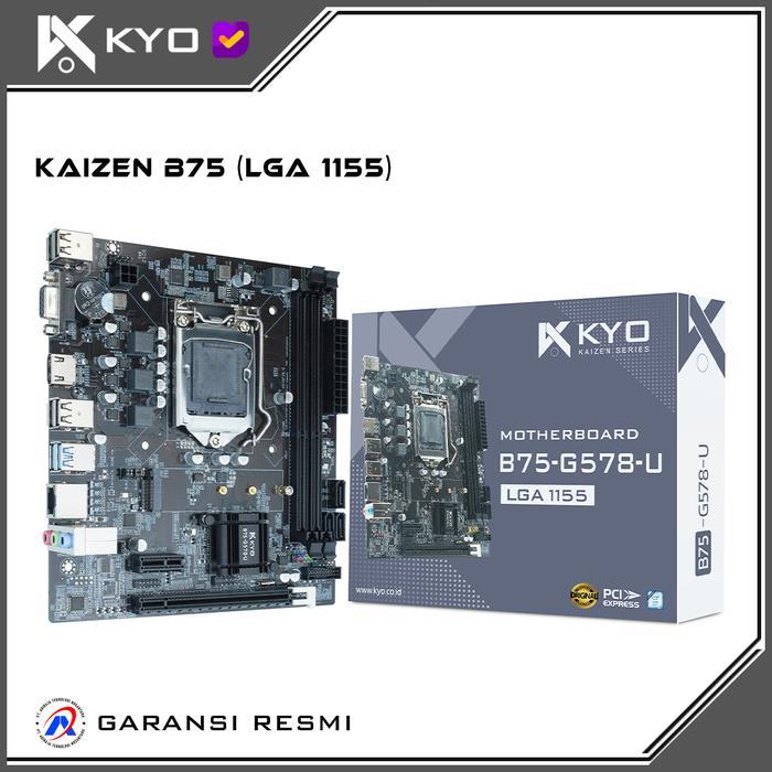 Motheoard KYO KAIZEN B75 M.2 NVME LGA1155 DDR3 B75 Mobo B75