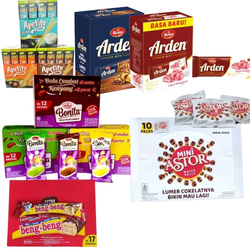 MAYORA BONITA BOLU/ARDEN/ASTOR MINI /BENG-BENG KEMASAN BOX
