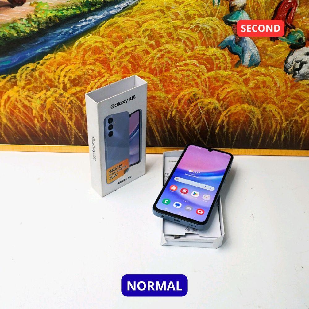 SAMSUNG A15 8/128 GB (4G) - HP SECOND ORIGINAL SINAR MUTIARA CELL