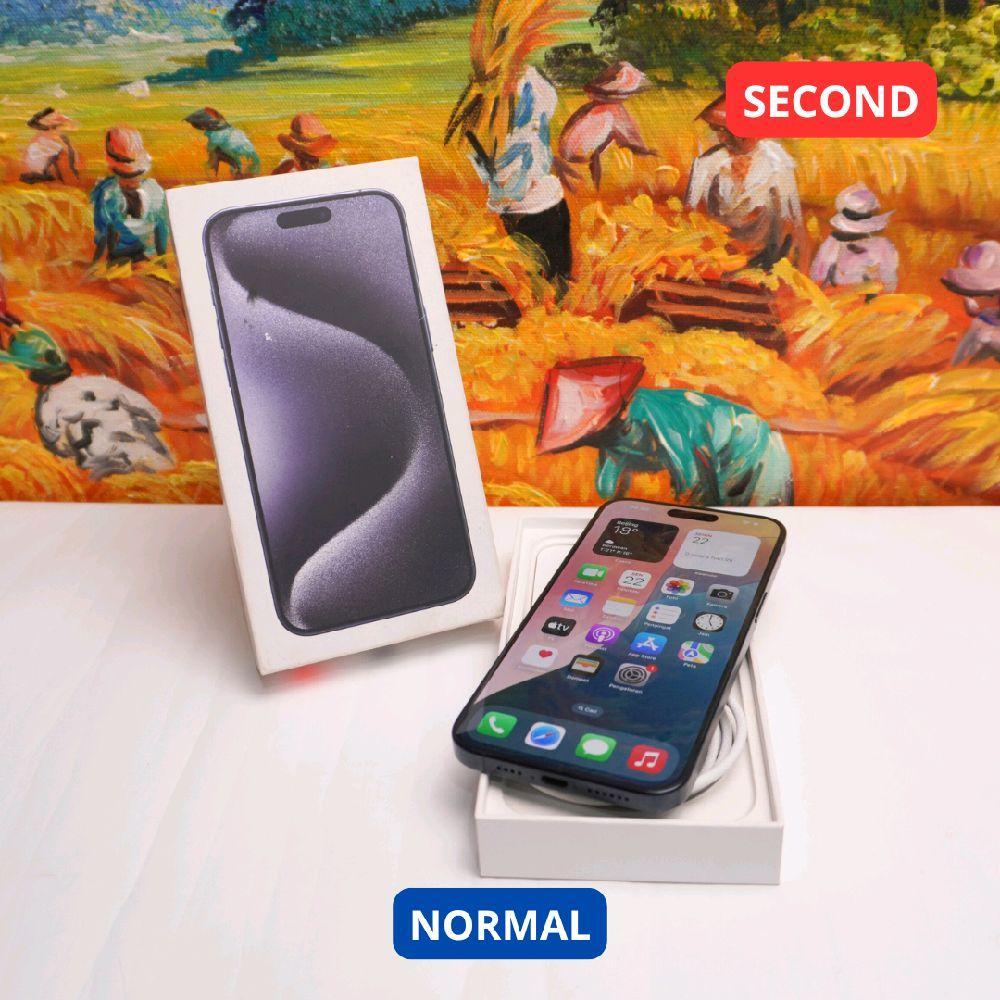 IPHONE 15 PRO MAX 512GB HP SECOND ORIGINAL SINAR MUTIARA CELL