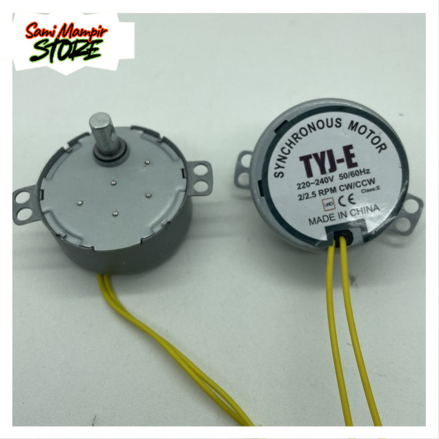 SMStrore Dinamo motor kipas angin / synchronous motor rotari 2-2.5rpm pelan 006