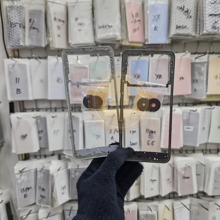 BEZEL TUTUP MESIN - TULANG TENGAH BEZEL VIVO Y03 / Y03T - Hitam