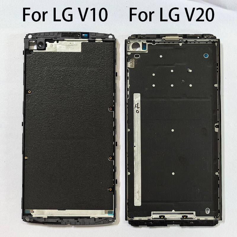 New LCD Front Housing LCD Screen Front Frame Cover Case Bezel Parts For LG V10 V20