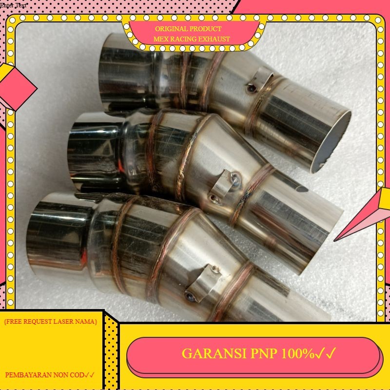 SLIP ON KNALPOT NINJA 250FI OLD/NINJA250 KARBU STAINLESS INLET 50MM