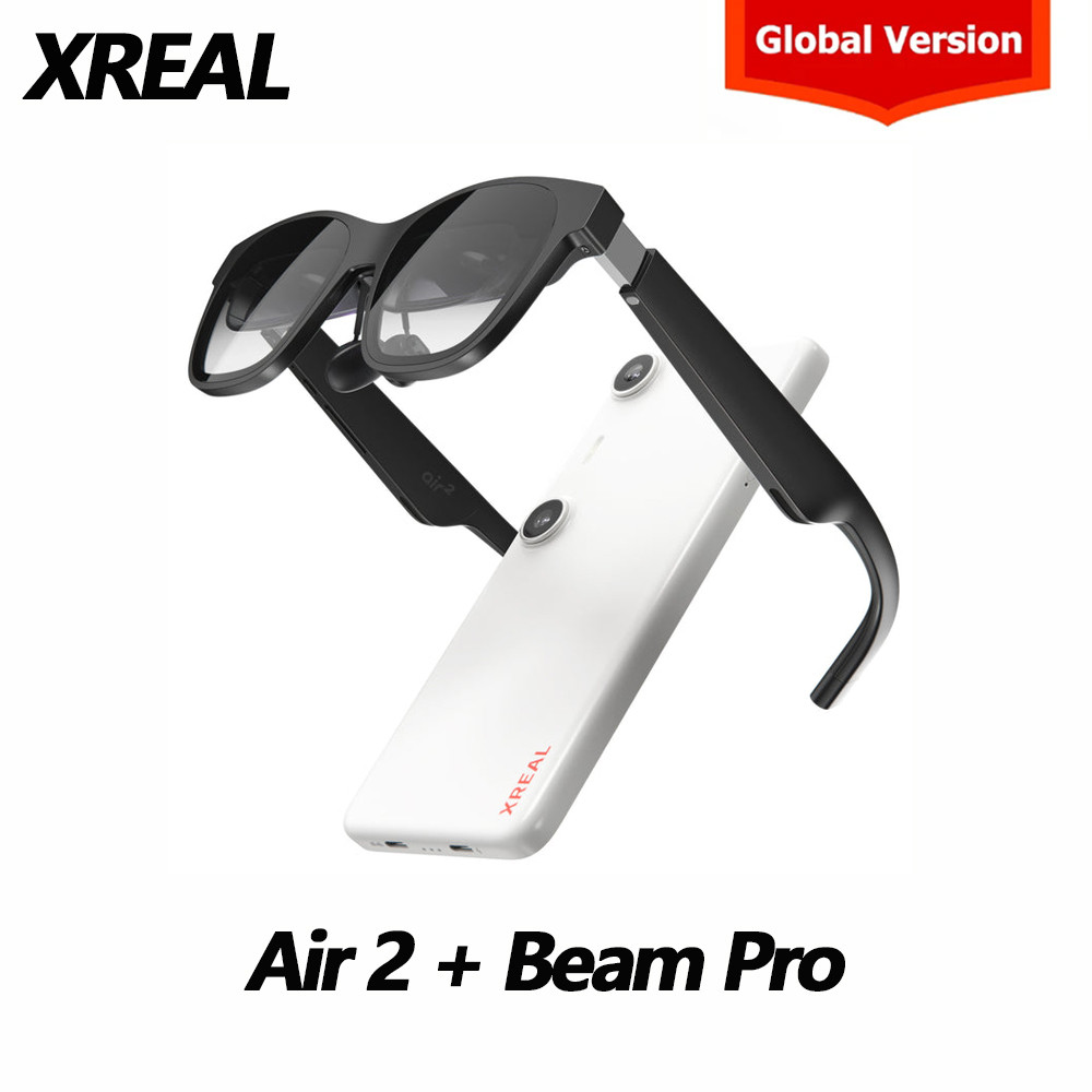 XREAL Air 2 Beam Pro Global For Google Nreal Air2 AR Glasses Micro-OLED Screen 120Hz Professional-Gr