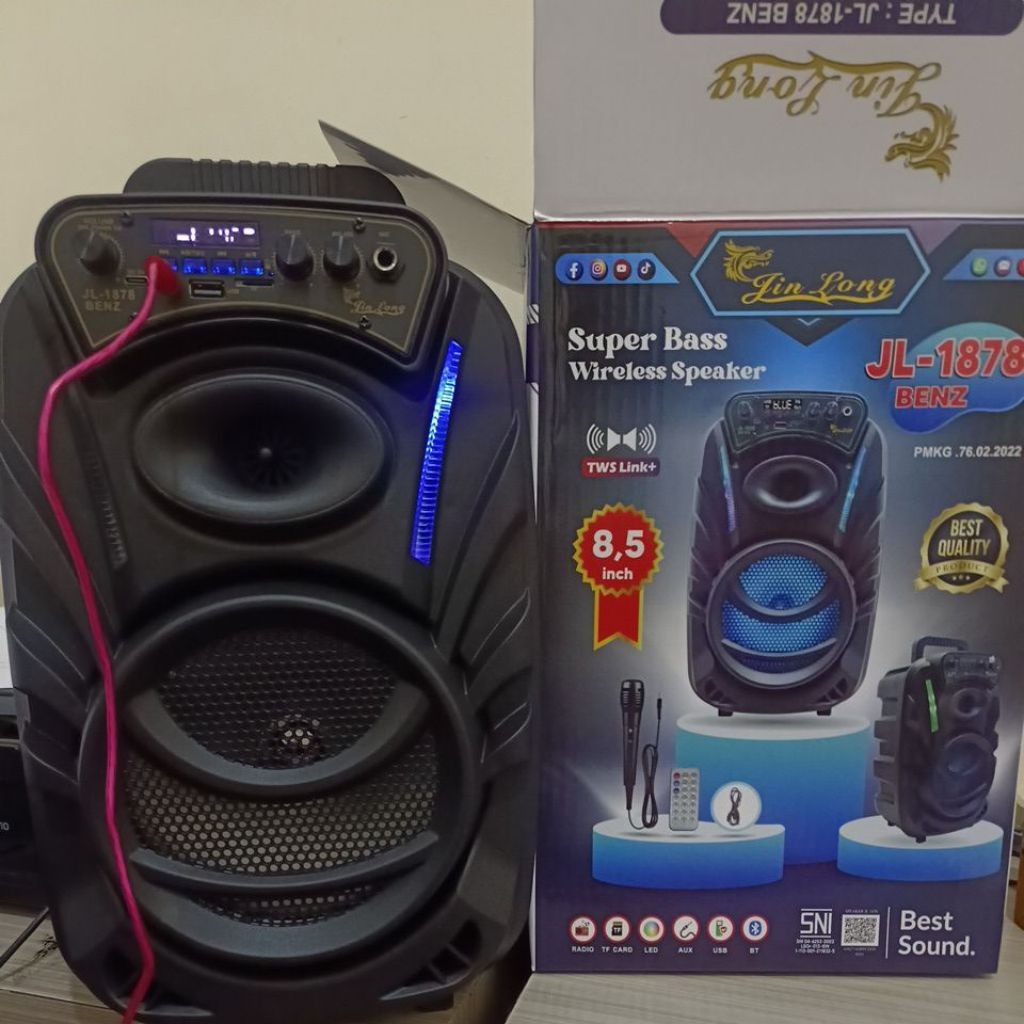 SPEAKER JINLONG JL 1878 BENZ 8,5 INCH SNI
