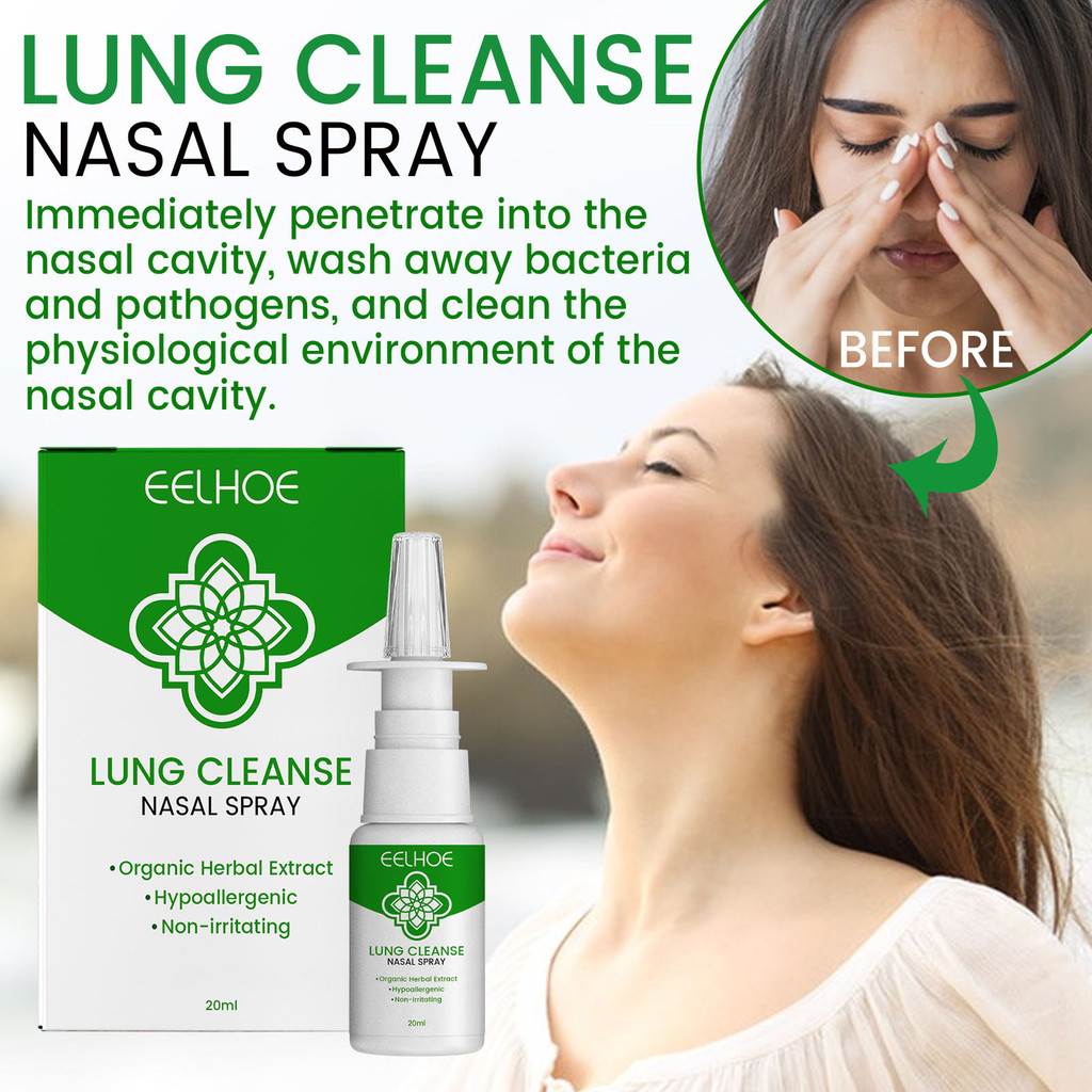 EELHOE Nasal Spray Soothes Itchy Nose, Runny Nose, Sneezing, Nasal Discomfort, Nasal Cleaning Care, 