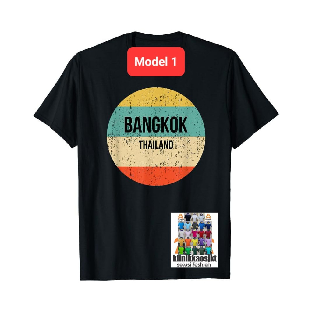 BAJU OKEE KAOS BANGKOK THAILAND BANYAK MODEL - BAJU OLEH-OLEH THAILAND BANGKOK