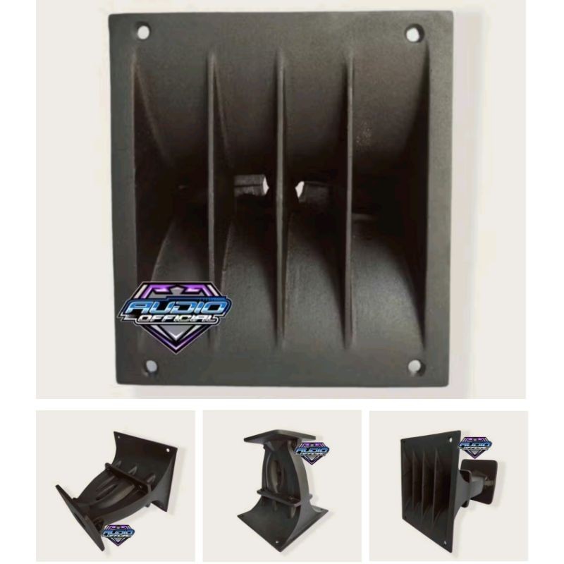 Horn Tweeter Model Harmonika Mayer 16x18cm / Corong Twiter Bahan Diral Cor Almunium