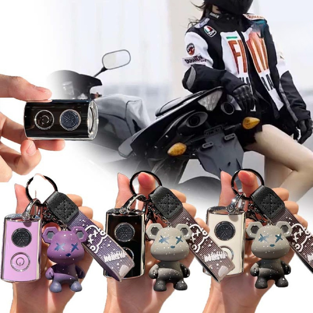 Cover Case Kunci Motor Gantungan Kunci Motor Key Protector Untuk Yamaha Nmax/Xmax/Filano/Fazzio