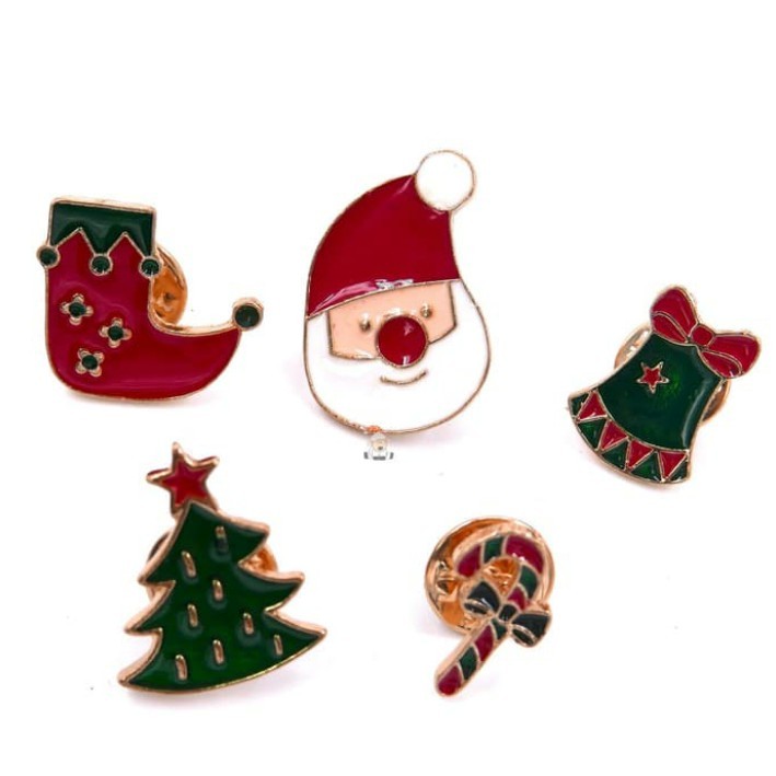 Bros Natal / Brooch Christmas PIN aksesoris baju