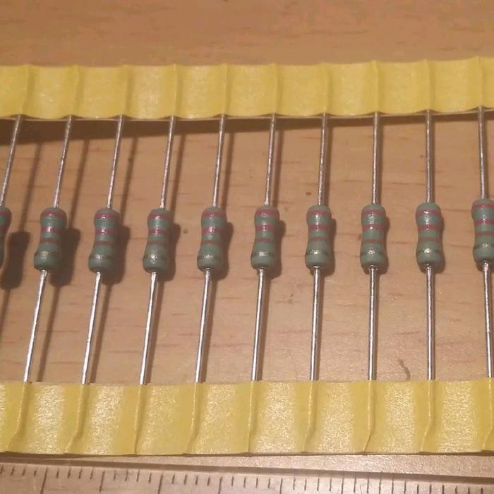 Resistor 220ohm 220 R 220 ohm 220R 1/2watt 1/2 watt Japan NEW....