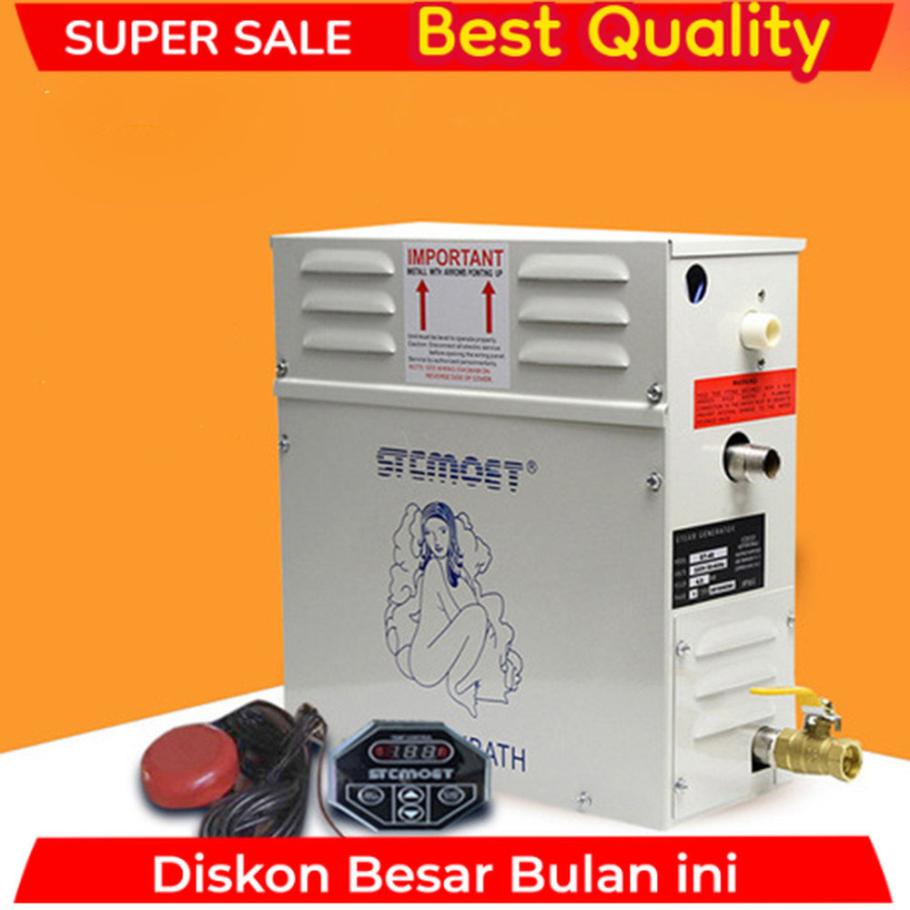 12KW Steam Generator Sauna Steam Bath Machine For Home Sauna Room SPA Fumigation Machine 220V With D