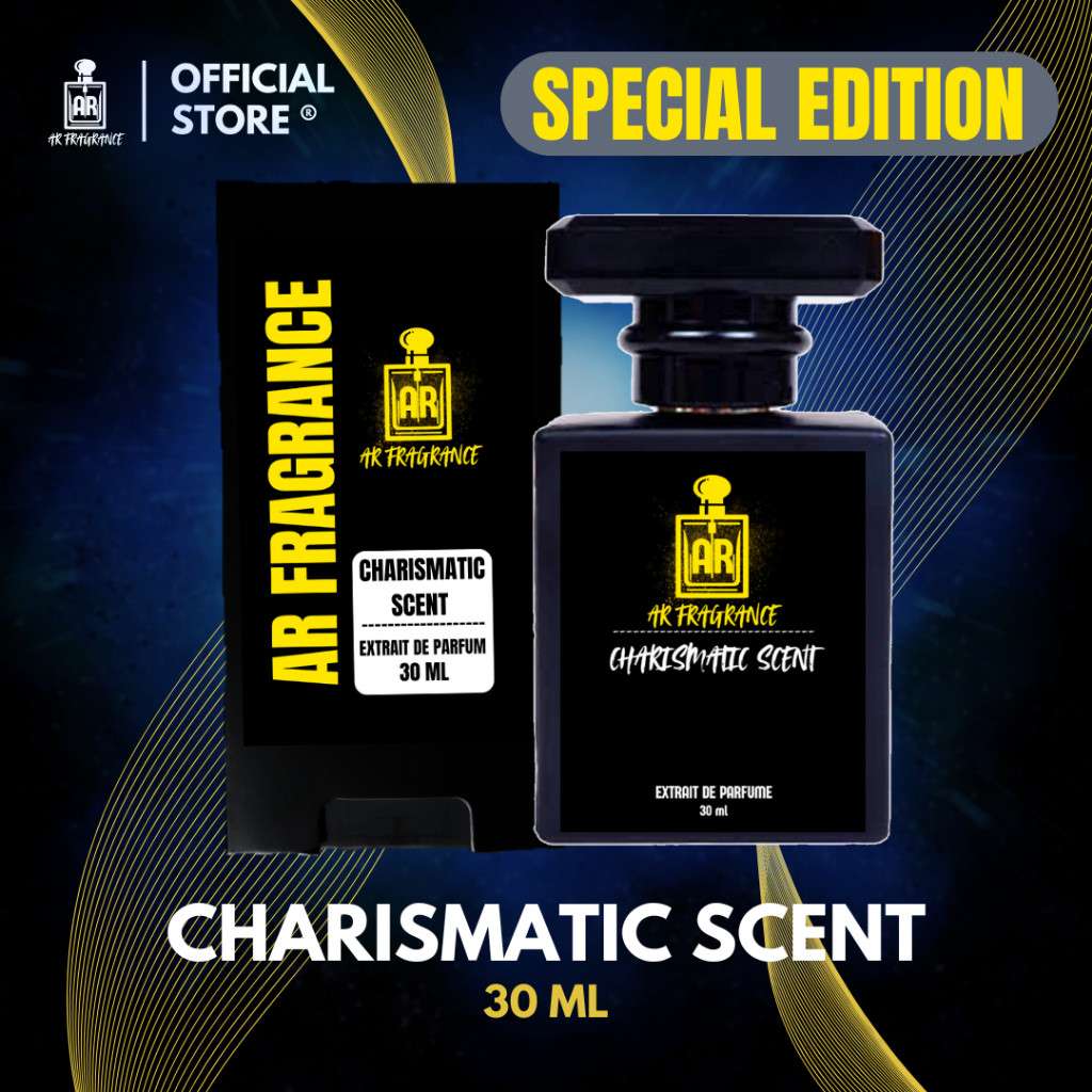 AR FRAGRANCE - CHARISMATIC SCENT 30ML | PARFUM PRIA WANGI TAHAN LAMA BEST SELLER