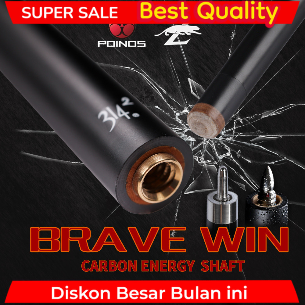 PREOAIDR Single Shaft 3142 POINOS 10.8/11.75/13mm Tip Carbon Maple Billiard Pool Cue Stick Shaft Uni