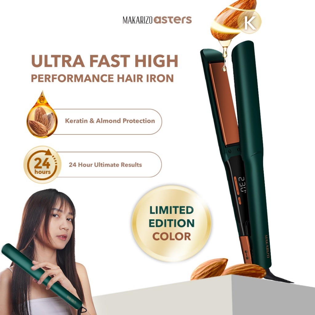 Makarizo Asters Ultra Fast High Performance Hair Iron - Catokan Keratin