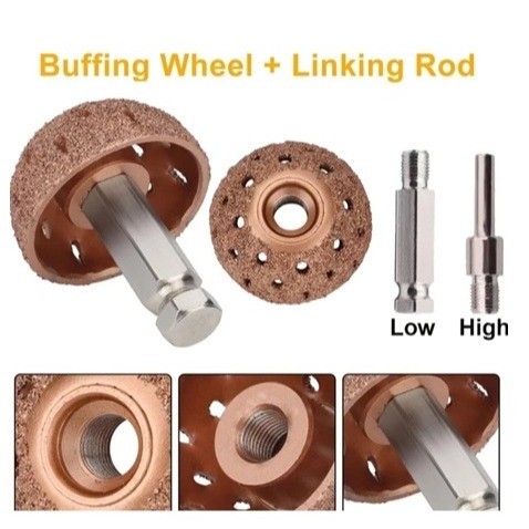 MATA GERINDA KIKIS BAN TUNGSTEN GRINDING HEAD - Buffer Tire untuk Penghalusan Ban, Kerok Ban, Keras 