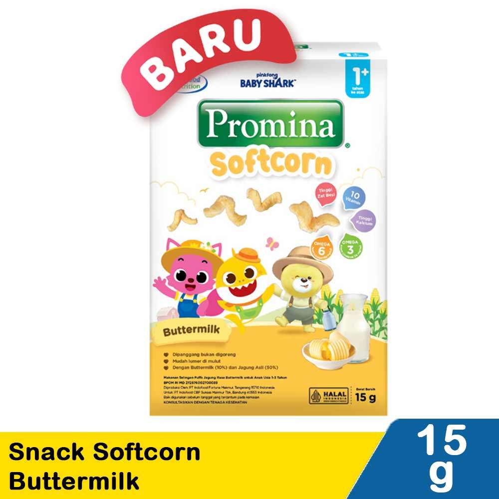 Promina Snack Softcorn Buttermilk 15G
