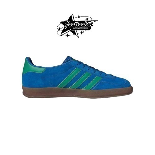 Sepatu Adidas Gazelle Indoor Blue Green  Original   Unisex