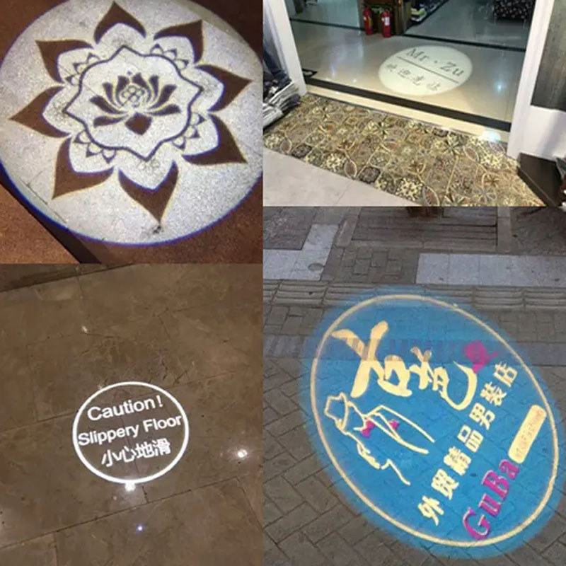 40150W Custom Led HD Outdoor Door Head Waterproof Rotating  Projector Advertising Light Projection L