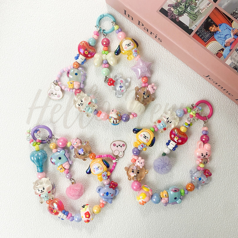 Phone Strap BT21 Gantungan HP Aesthetic Korea Lucu BTS Army