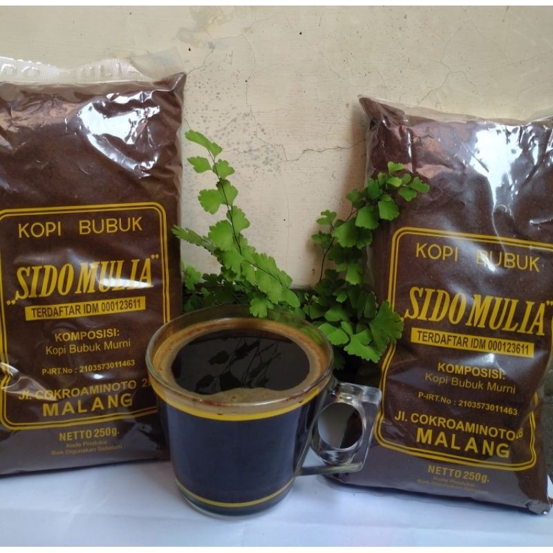 [  Promo ]  ||  Kopi Sido Mulia Robusta 250g Aroma Unik Malang