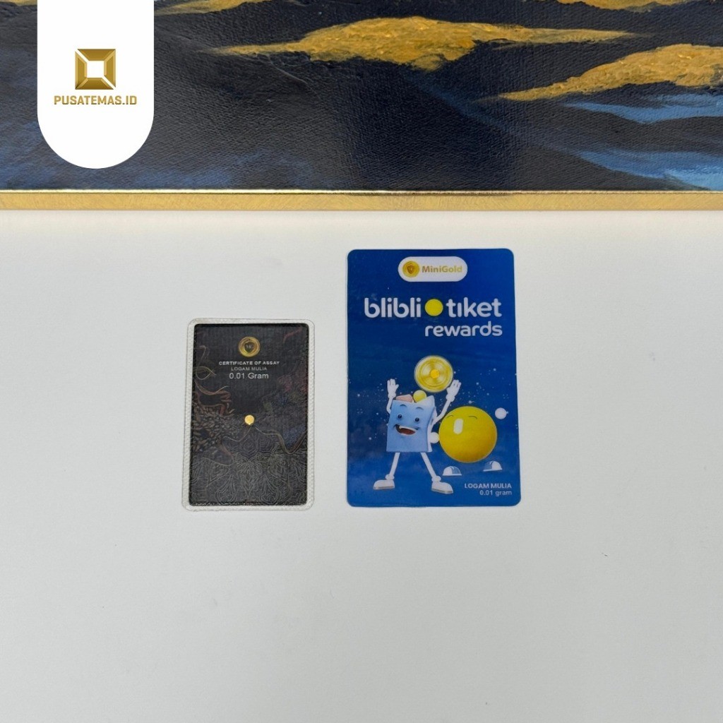 Emas Logam Mulia 24k (Non Antam) 0.01 Gram - 0.05 Gram