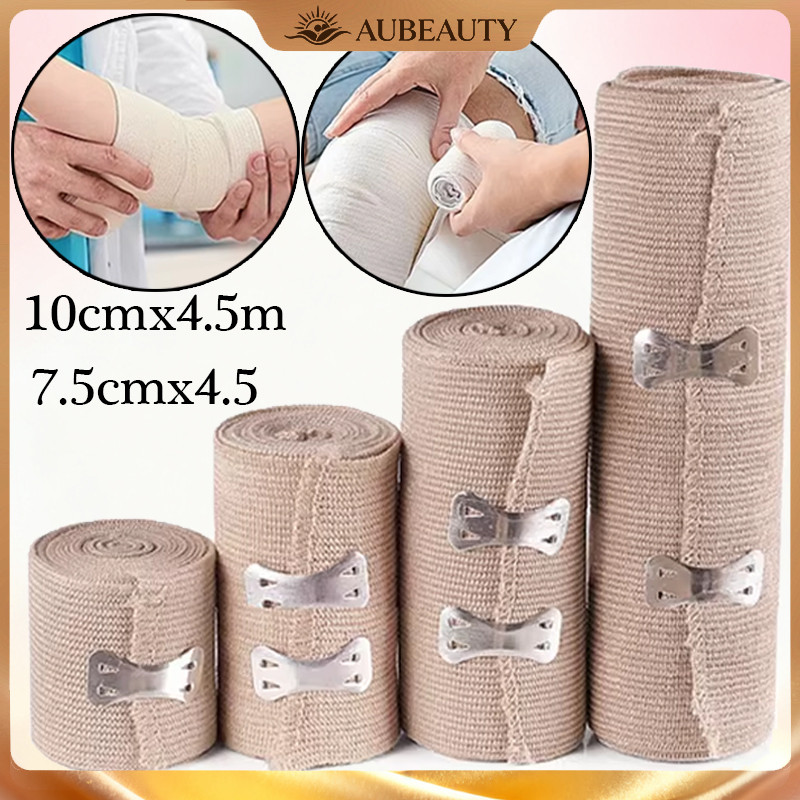 Aubeauty 1 gulung perban elastis perban luka perban pertolongan pertama, plester pertolongan pertama