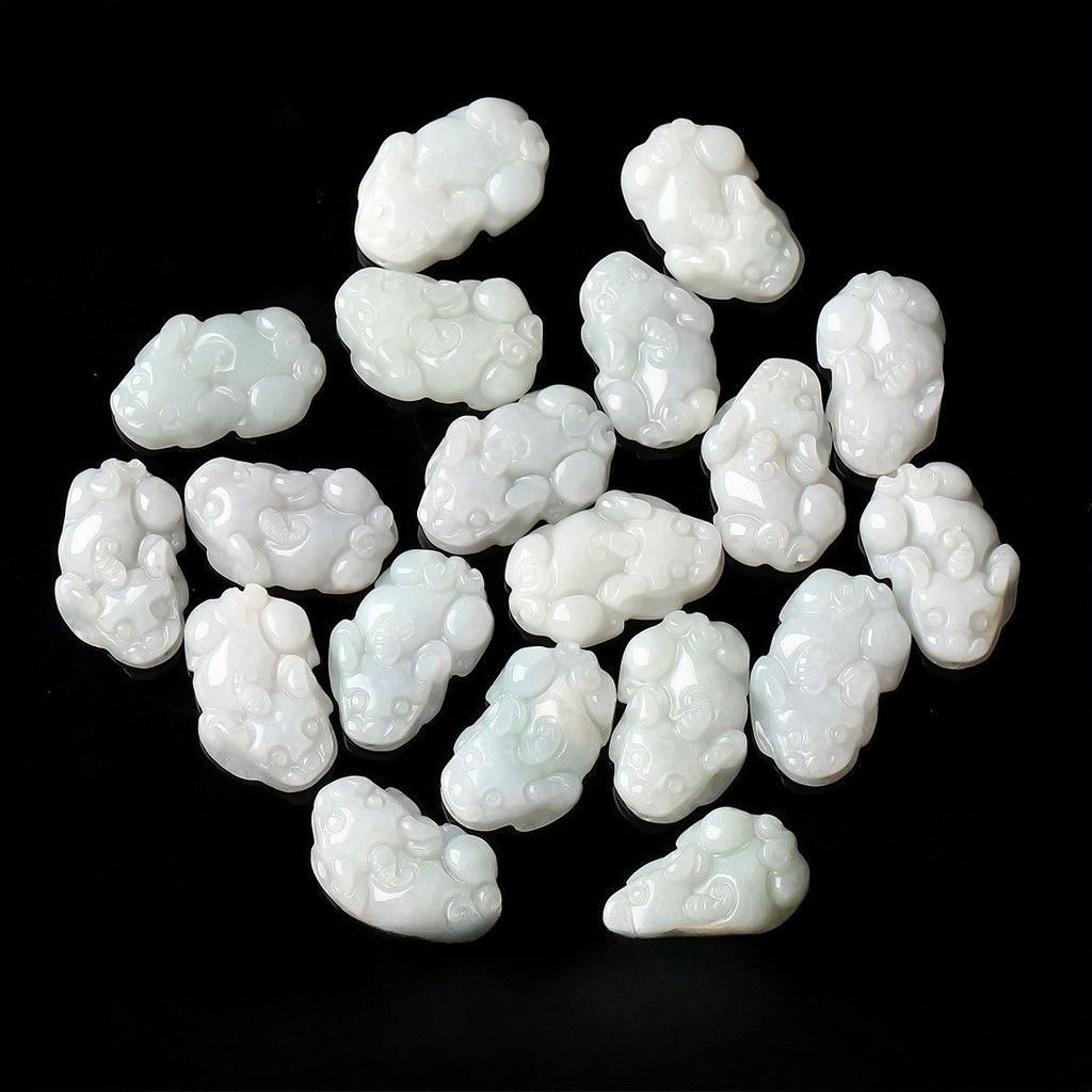 Asesoris perhiasan Pixiu DIY jadeite alami