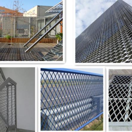 Expanded Metal Mesh F 1628 Kawat Ram Besi ukuran 1.20 x 2.40m