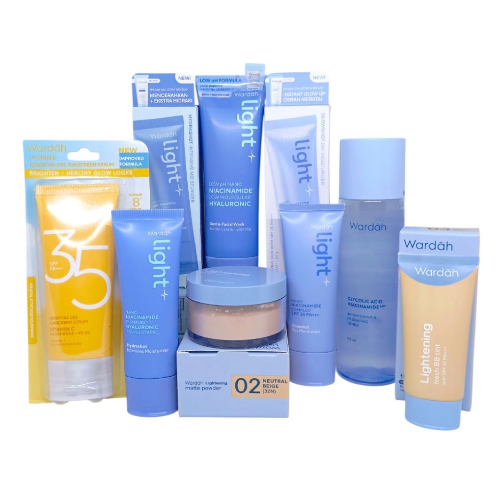 Paket Skincare Wardah untuk Flek Hitam Membandel/Bisa Bayar Ditempat Paket Wardah Glowing