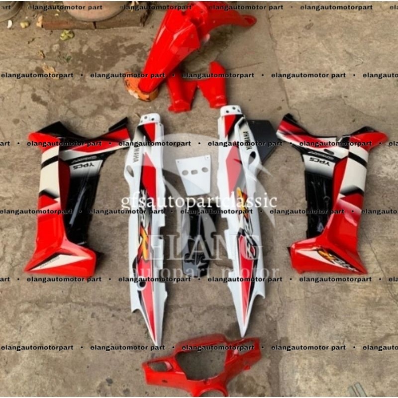 BODYSET HALUS YAMAHA FIZ R ARDATH PUTIH MERAH