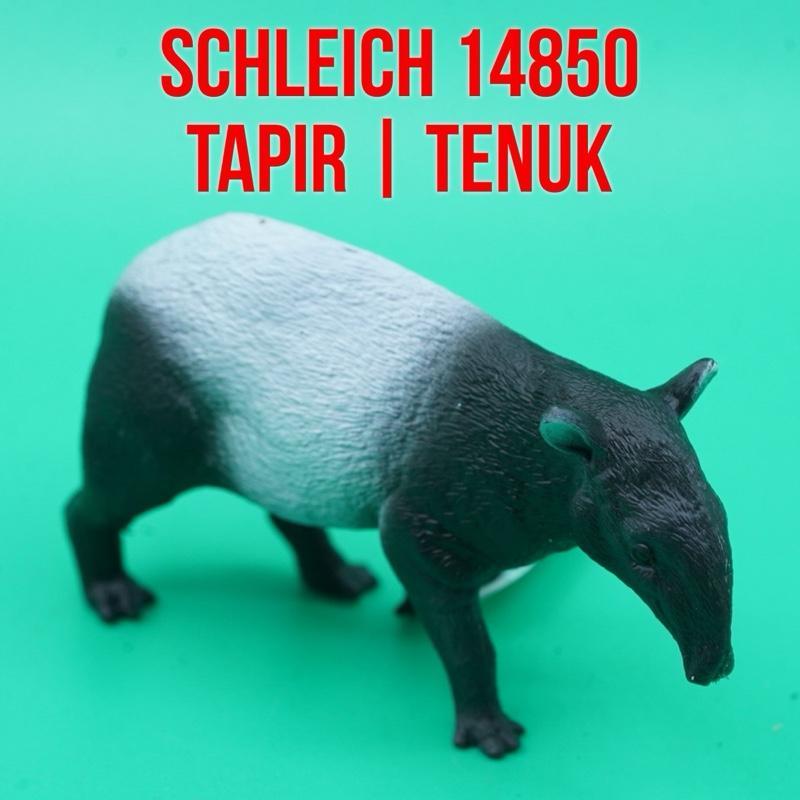 Schleich 14850 Tapir Tenuk Cipan Sipan Gindol Seladang Badak Babi Tapirus Indicus | Mainan Figure Bi