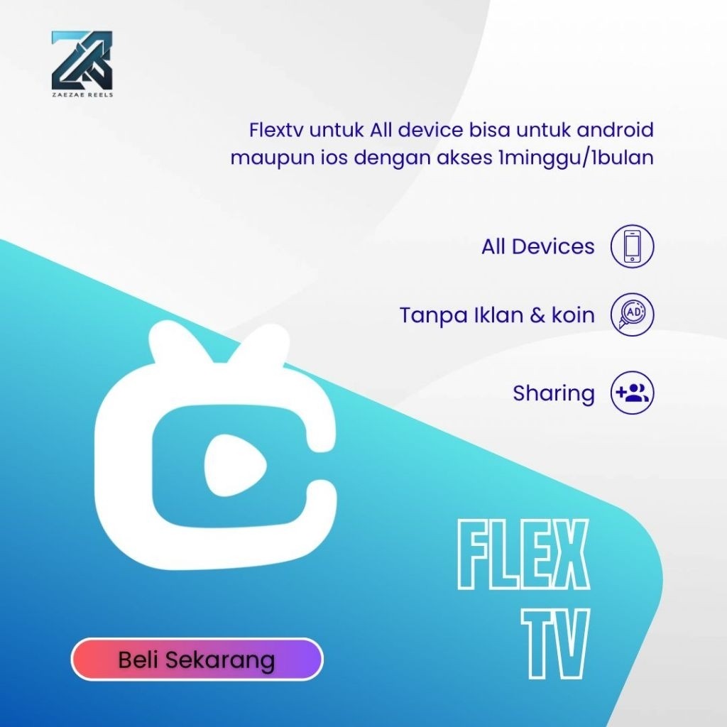 FLEX TV PREMIUM VIP AKUN PRIVATE TERMURAH FULL GARANSI
