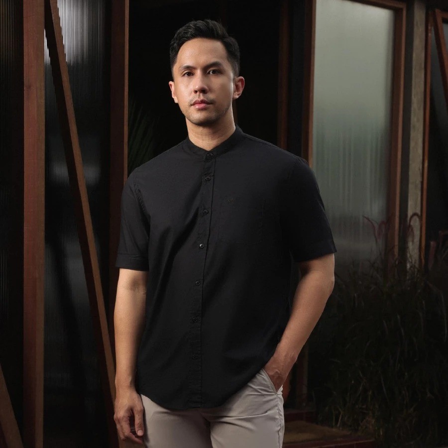 Baju Koko EMBA Pendek  BLACKORIGINAL PROMO