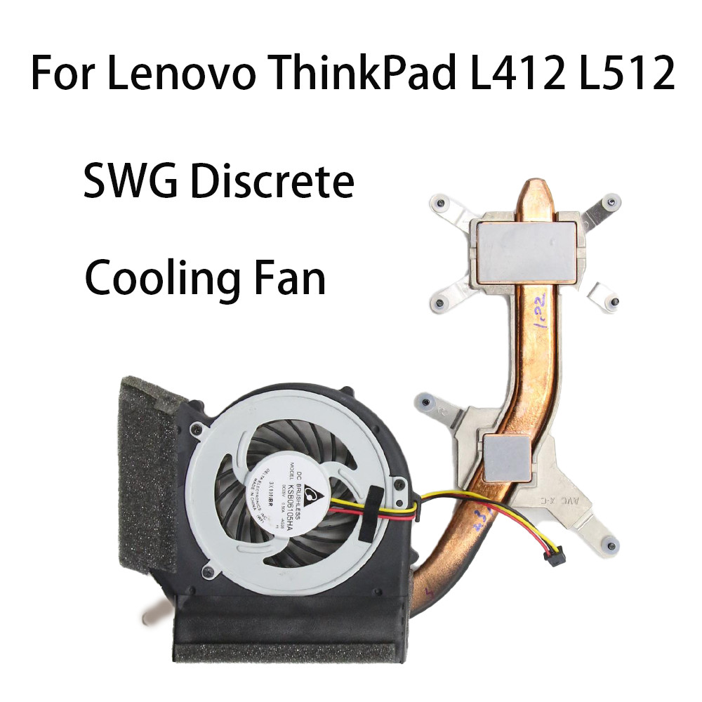Original Cooling Fan Heatsink For Lenovo ThinkPad L421 L420 L520 L521 L421 L410 L412 SWG screte Grap