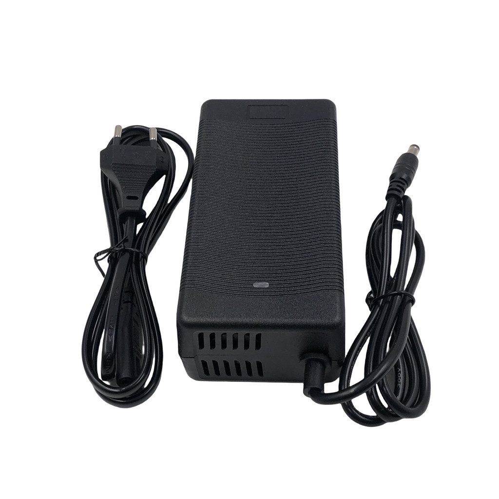 546V 2A charger for 48V liion Battery charger DC Socketconnector for 48V 13S Lithium Ebike battery 1