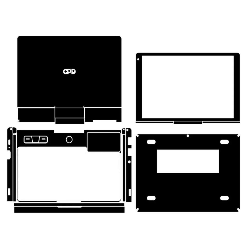Precut 1xTop+1xPalmrest+1xScreen Bezel+1xBottom Skin Sticker Cover Case Film For GPD WIN 2 6 Pocket 