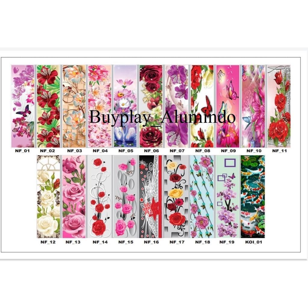 Sticker Kaca Lemari Motif Murah | N5