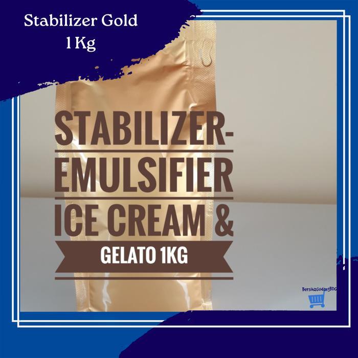 moot store Stabilizer-Emulsifier Es Krim, Ice Cream & Gelato [GOLD] - 1 kg