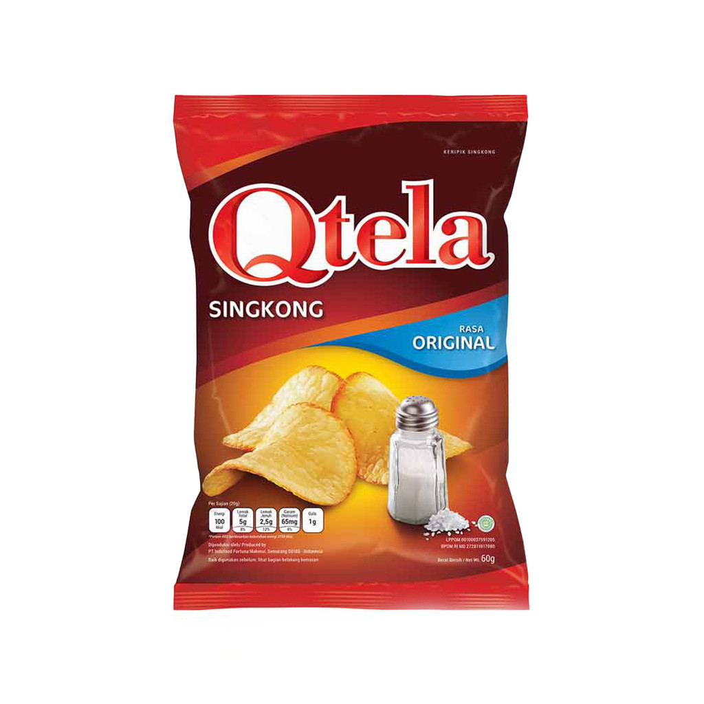 Qtela Keripik Singkong Original 60 gr