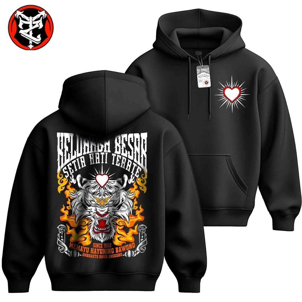 JAKET HOODIE PSHT SH TERATE 1922 - DISTRO Kaos Keluarga Besar Persaudaraan Setia Hati Madiun