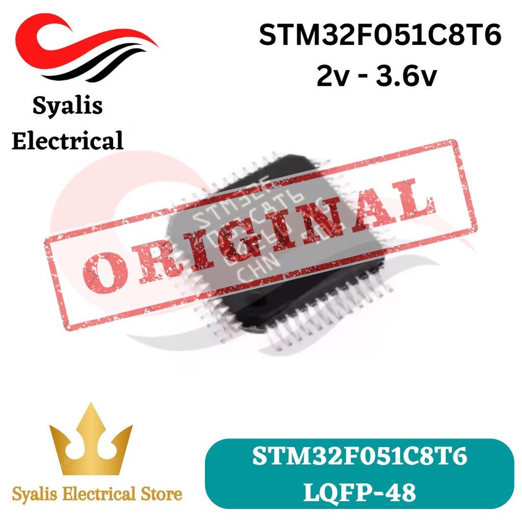 STM32F051C8T6 LQFP-48 ARM Cortex-M0 (32-bit) [Syalis]