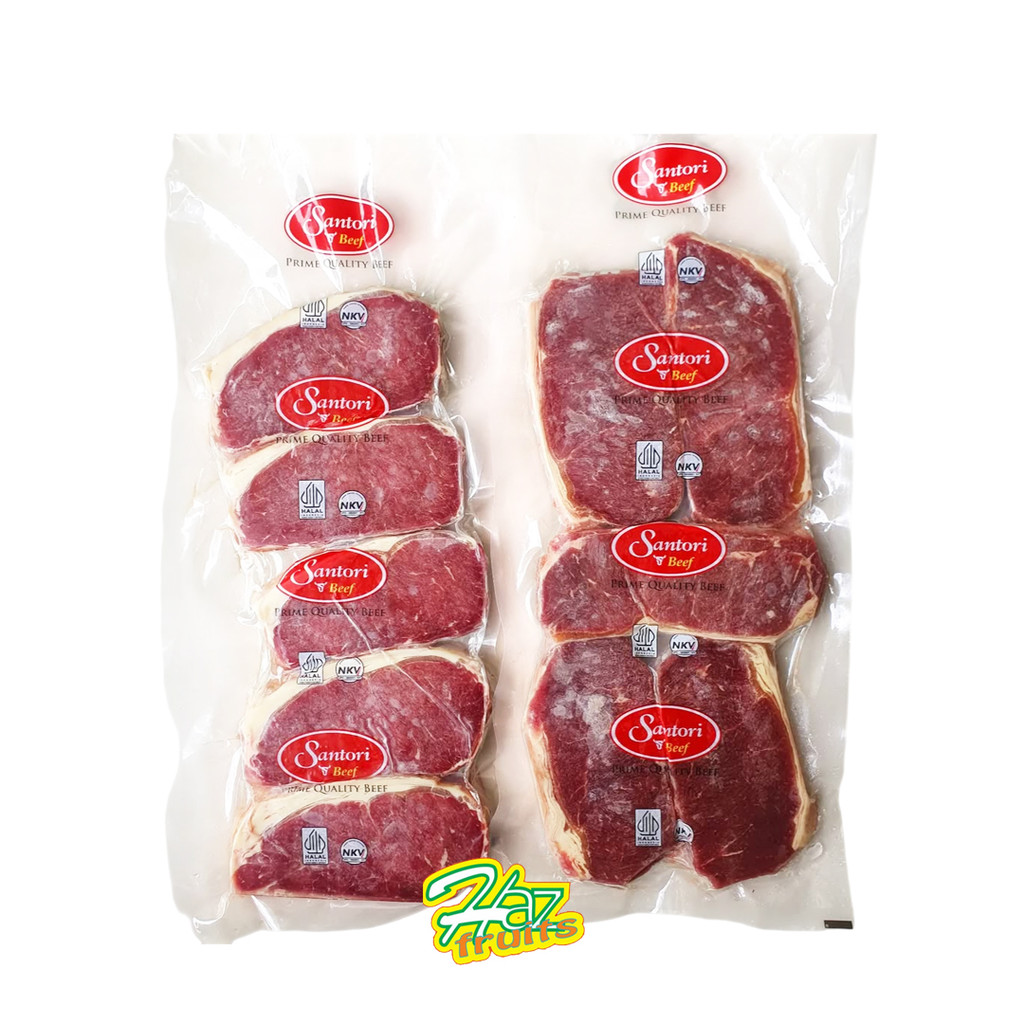 Santori Striploin / Sirloin Beef Steak ±200 gram x 5 pcs