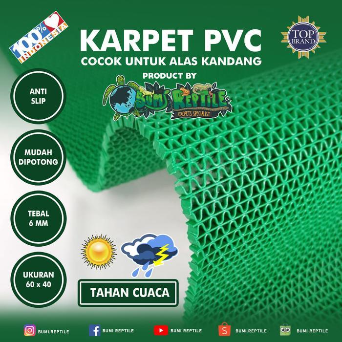 [ Promo ] || KARPET PVC ALAS KANDANG REPTILE, SULCATA ALDABRA PARDALIS DLL