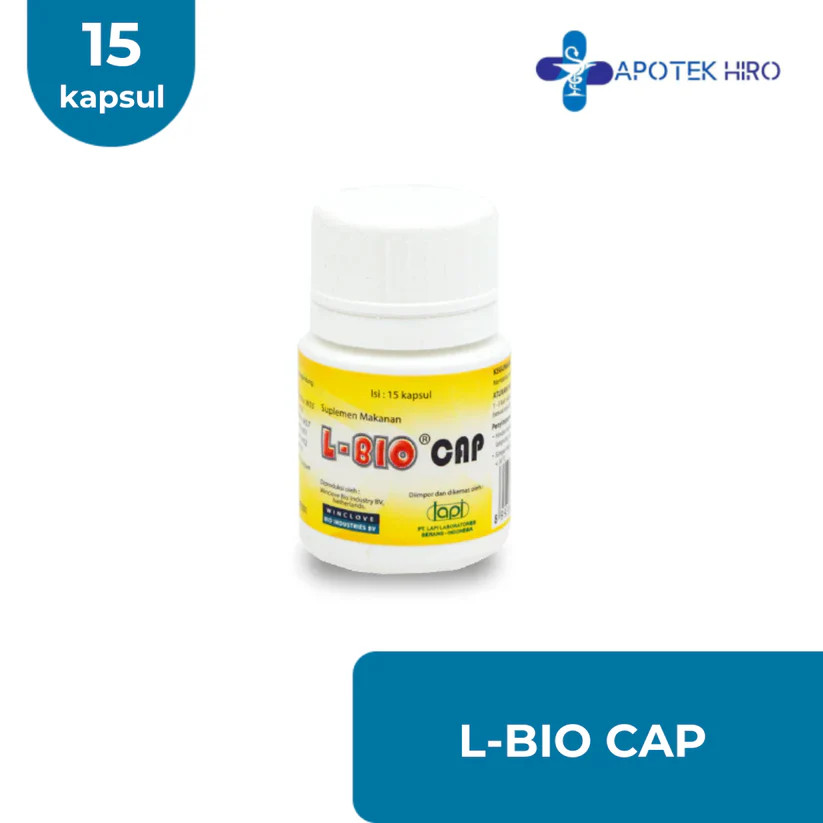 L-BIO CAP - 1 BOTOL 15 CAPSUL